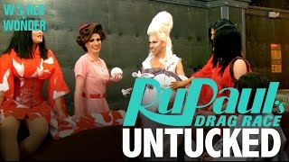 Untucked RuPauls Drag Race Season 8  Episode 5 quotSupermodel Snatch Gamequot [upl. by Anirbed]