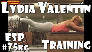 Lydia Valentín ESP 75KG  Olympic Weightlifting Training  Motivation [upl. by Aysahc72]