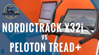 Peloton Tread  vs NordicTrack X32i Incline Treadmill [upl. by Hayikat]