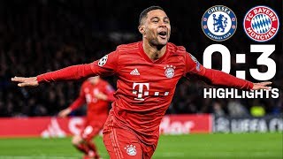 All Goals and Emotions of FC Bayerns 30 over Chelsea FC  Highlights [upl. by Initirb]