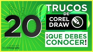 👊 FUNCIONA 20 TRUCOS que DEBES SABER de CorelDRAW 2021 ► DelcaVideography [upl. by Parrie]