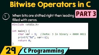 Bitwise Operators in C Part 3 [upl. by Ecissej291]