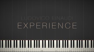 Experience  Ludovico Einaudi \\ Synthesia Piano Tutorial [upl. by Octavian270]