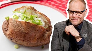 Alton Brown Makes a Perfect Baked Potato  Good Eats  Food Network [upl. by Michaella908]