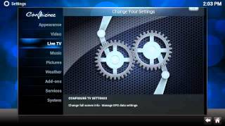 WeTek Play  How to install tvheadend and scan DVBT channels on OpenELEC [upl. by Delila122]