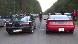 NISSAN 180sx vs 300zx [upl. by Ahseetal232]