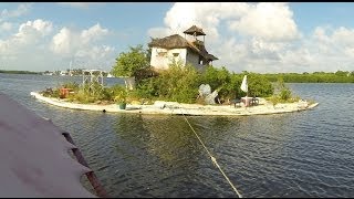 An Island made from plastic bottles by Richart Sowa [upl. by Ennazzus]