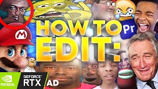 How To Edit 21st Century Humour Memes Premiere Pro [upl. by Nile]