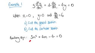 Solving Second Order Differential Equations [upl. by Lalib42]