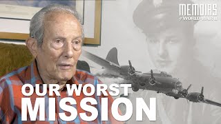 “Our Worst Mission” WW2 Bomber Gunner  Memoirs Of WWII 24 [upl. by Eilak]