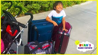 Twins babies first family Vacation and Hotel Tour [upl. by Lobiv]