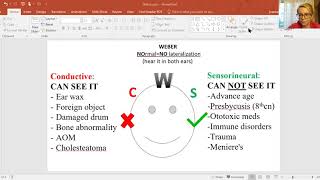 Weber test for ANCC [upl. by Eirameinna263]