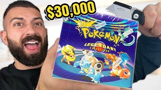 Unboxing The 30000 LEGENDARY 20 Year Old Pokemon Cards [upl. by Constance]