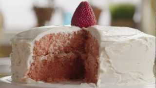 How to Make Strawberry Cake  Allrecipescom [upl. by Yalahs]