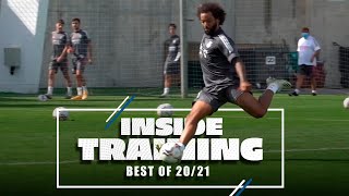 BEST GOALS SKILLS amp SAVES  Real Madrid training 202021 [upl. by Merla659]