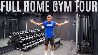 I built my DREAM HOME GYM  Full Home Gym Tour [upl. by Ecinahc444]