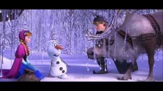 Frozen Meeting Olaf Clip HD [upl. by Cyrille967]