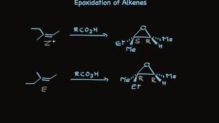 Epoxidation of Alkenes [upl. by Anyd96]