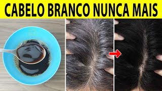 CABELO BRANCO NUNCA MAIS Pinte em Casa com Apenas 2 Ingredientes SEM TINTA [upl. by Rasure]