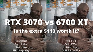 RTX 3070 vs RX 6700 XT The Ultimate Comparison [upl. by Thurlough]