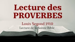 PROVERBES Bible Louis Segond 1910 [upl. by Hilaria]