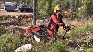 Terrängkörning med Nya JärnHästen Flex och en Älgtrac på skogsdag med GLOMMEN skog i Trysil [upl. by Uahc]