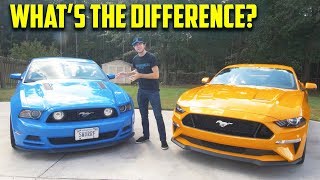 Should You Buy a 2018 Mustang GT Over a 2013 Mustang GT  Which is Better In Depth Comparison [upl. by Ythomit976]