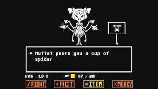 Muffet Battle UNDERTALE Dub [upl. by Ignatia]