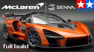 124 McLaren Senna Full build Tamiya 24355 [upl. by Wendelina257]