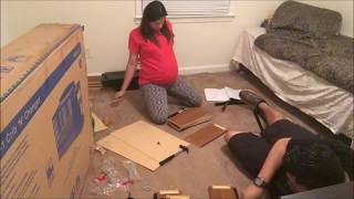 How to assemble 6 drawer dresser [upl. by Lashoh591]