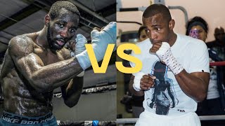 TERENCE CRAWFORD training vs ERISLANDY LARA training [upl. by Zurc]