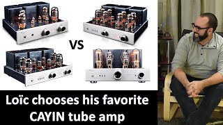 Cayin CS55A vs CS88A vs CS100A vs CS845 tube integrated amp Loics impression reupload [upl. by Clauddetta427]