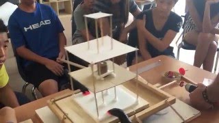 Earthquakeproof Building design Grade 8Science project [upl. by Suolekcin]