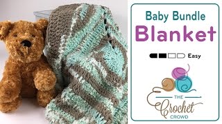 Beginner Bernat Baby Bundle Blanket [upl. by Zipporah]