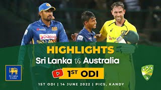 1st ODI Highlights  Sri Lanka vs Australia 2022 [upl. by Schroer]