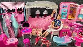 13 Minutes Satisfying with Unboxing Barbie Fancy House Play Set Collection Review Toys  ASMR [upl. by Rramal]