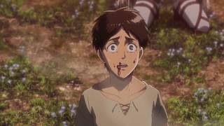 Attack on titan season 2 episode 12  Hannes death scene [upl. by Esdnil]