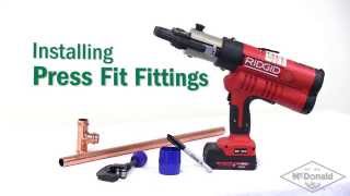 How to Install Press Fit Fittings [upl. by Klockau796]