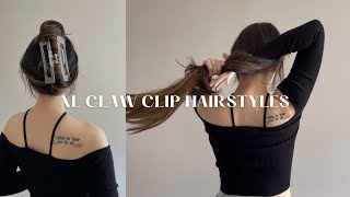 XL Claw Clip Hairstyles For Long Hair [upl. by Enyar231]