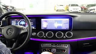 MercedesBenz EClass Interior Lighting Colours Options  Over 60 to Choose From [upl. by Onailerua25]