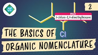 The Basics of Organic Nomenclature Crash Course Organic Chemistry 2 [upl. by Adnwahsal]