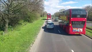 FULL JOURNEY  Greater Anglia Rail Replacement Newbury Park to Southend Victoria  VP325 LR52 BMY [upl. by Avid]