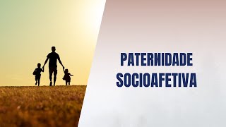 Paternidade socioafetiva [upl. by Aihtenak]