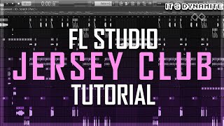 How to make a Jersey Club Song on FL Studio [upl. by Rotman]