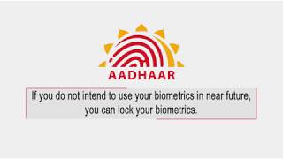 How to LockUnlock your Biometrics in Aadhaar [upl. by Nari538]