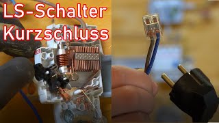 Kurzschluss Experiment ABB LSSchalter [upl. by Isak]