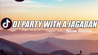 DJ PARTY WITH A JAGABAN Slow Remix [upl. by Fradin128]