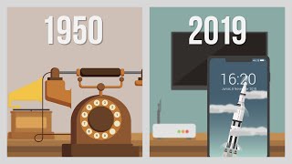 1950 vs 2019 Perkembangan Teknologi Jenius Dari Masa ke Masa [upl. by Fidellia]