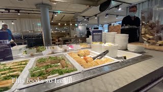 SAS Domestic Lounge at OsloGardemoen Airport OSL  PostCOVID Experience [upl. by Relyt]