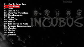 Incubus  The Best Playlist  Greatest Hits [upl. by Alaik]